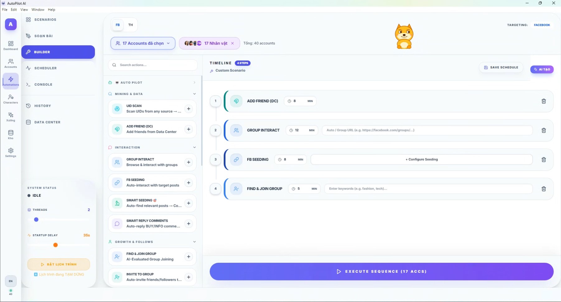 AutoPilot AI automation scenario builder