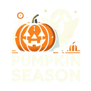 DALL·E 2024-09-29 06.36.09 - A vector-style illustration of a pumpkin and ghost with a more minimalist flat design style. Use simple geometric shapes, solid colors, and a clean lo_100558_pixian_ai