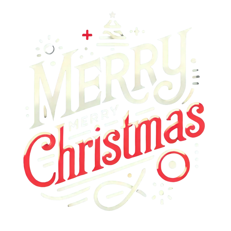 DALL·E 2024-09-29 19.33.29 - A Christmas-themed design with the words 'Merry Christmas' written in a bold, legible, and festive font. The design features a modern vector style, wh_102949_pixian_ai